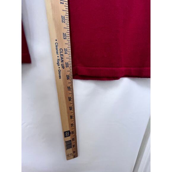 Cruz Natori Women's M/L Red 2 Piece Lounge Sleep Set Sweater Cropped Pants - Picture 11 of 12